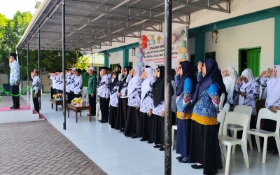 Semarak HUT PGRI Ke-80 di Ponpes Alkhairaat Kota Gorontalo