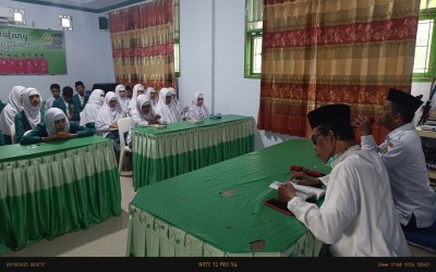 Seluruh Santri Ikuti Ujian Tahfizh Semester Genap T.P 2024/2025