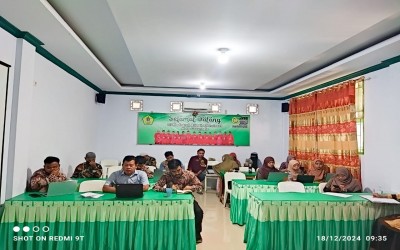 Rapat  Penetapan Nilai Akhir Semester Ganjil T.P 2024/2025