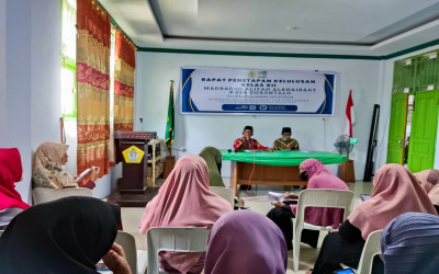 Kepala Madrasah Pimpin Rapat Penetapan Kelulusan Kelas XII Tahun Pelajaran 2023/2024