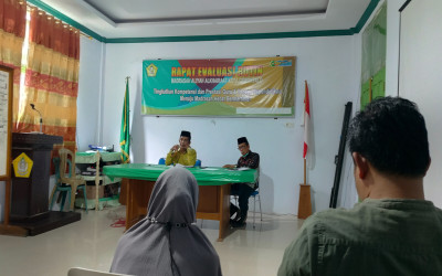 Dewan Guru MA Alkhairaat Kota Gorontalo Laksanakan Rapat Evaluasi Bulan Februari 2024